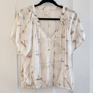 Flutter Short Sleeve Top - Anthropologie +FREE BEAUTY GIFT 🪷